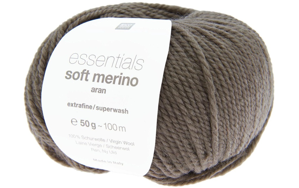 Rico Design Laine Soft Merino aran 50 g, Taupe