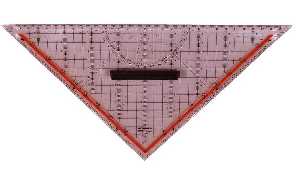Rumold Équerre Plexiglas 30 cm, échelle