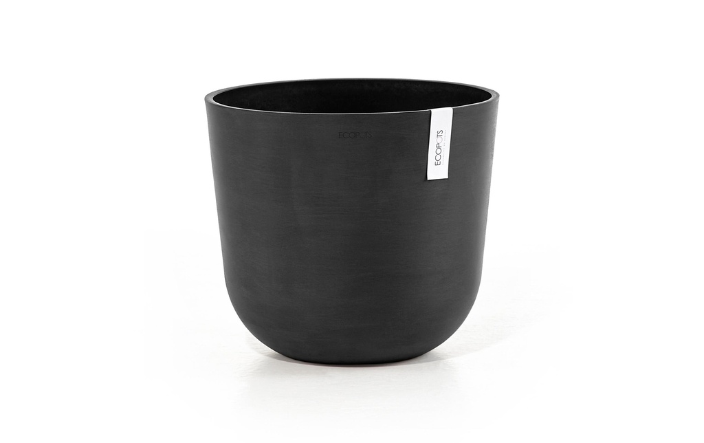 Ecopots Pot à fleur Oslo 45 Gris foncé