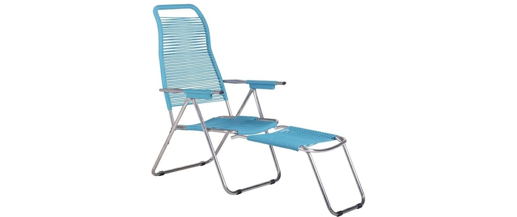 FIAM Fauteuil de relaxation Spaghetti Turquoise