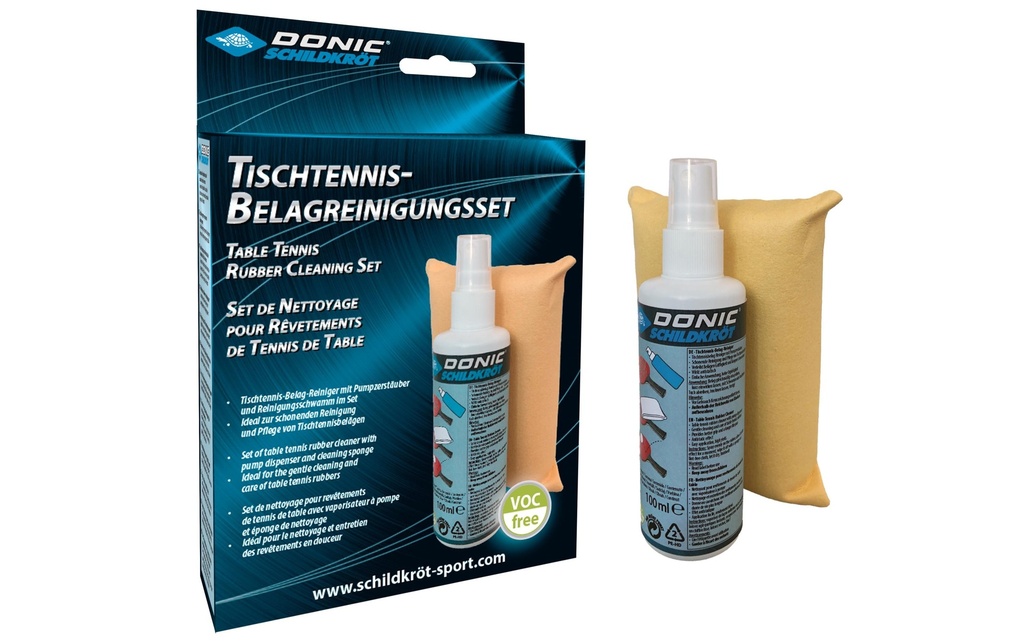 DONIC Schildkröt Kit de nettoyage pour le tennis de table
