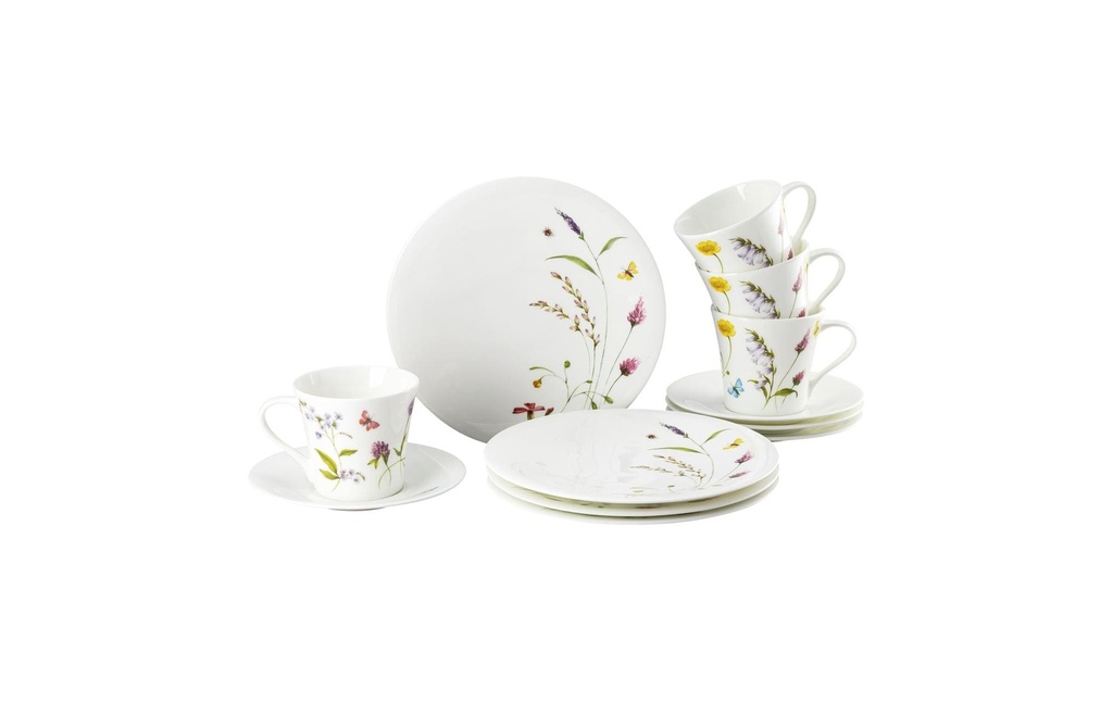 Hutschenreuther Set d’assiettes Nora Spring Vibes Set de 12 pièces