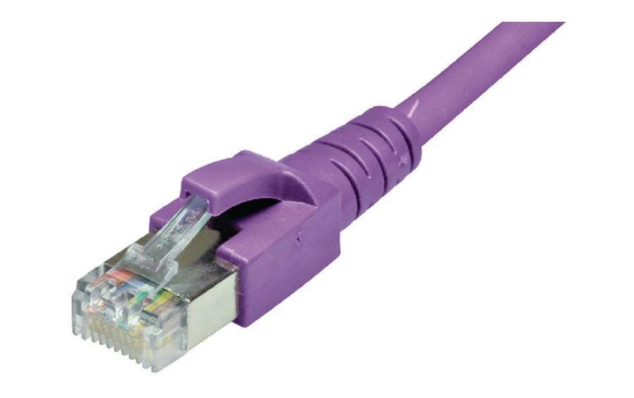 Dätwyler IT Infra Câble patch RJ-45 - RJ-45, Cat 6A, S/FTP, 2 m, Violet