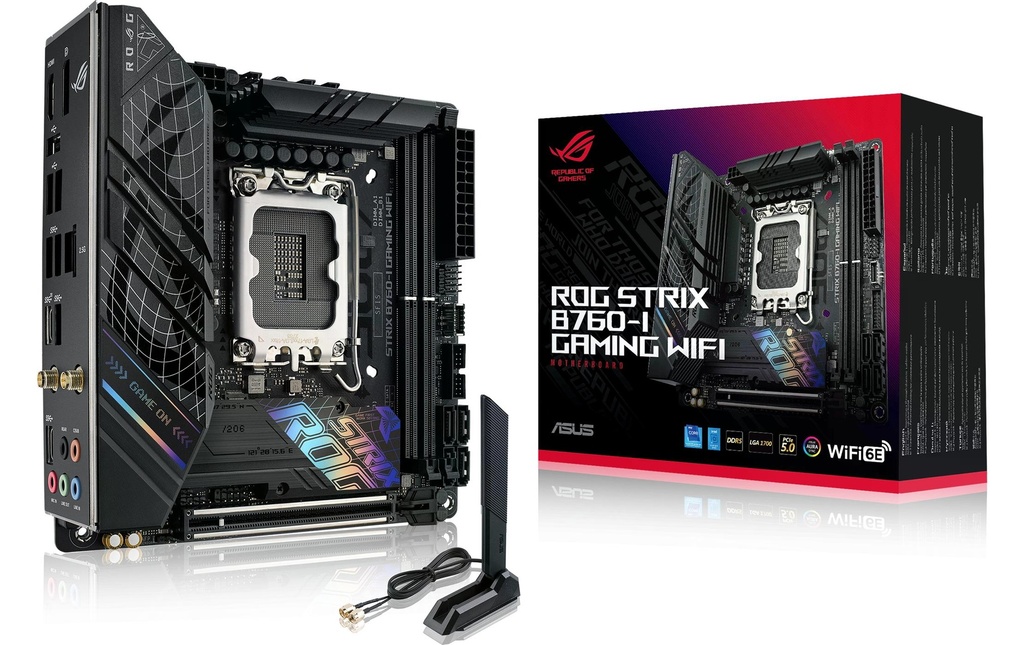 ASUS ROG Carte mère ROG STRIX B760-I GAMING WIFI