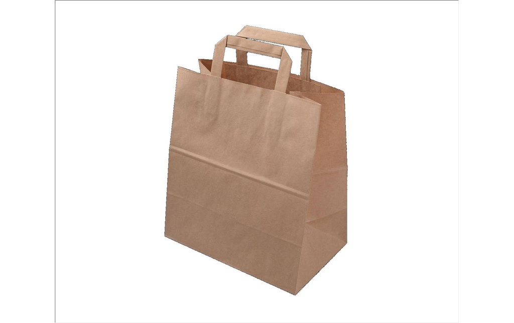 ELCO Sachet cadeau avec anse plate 26 x 16 x 29 cm 50 Pièce/s, Brun