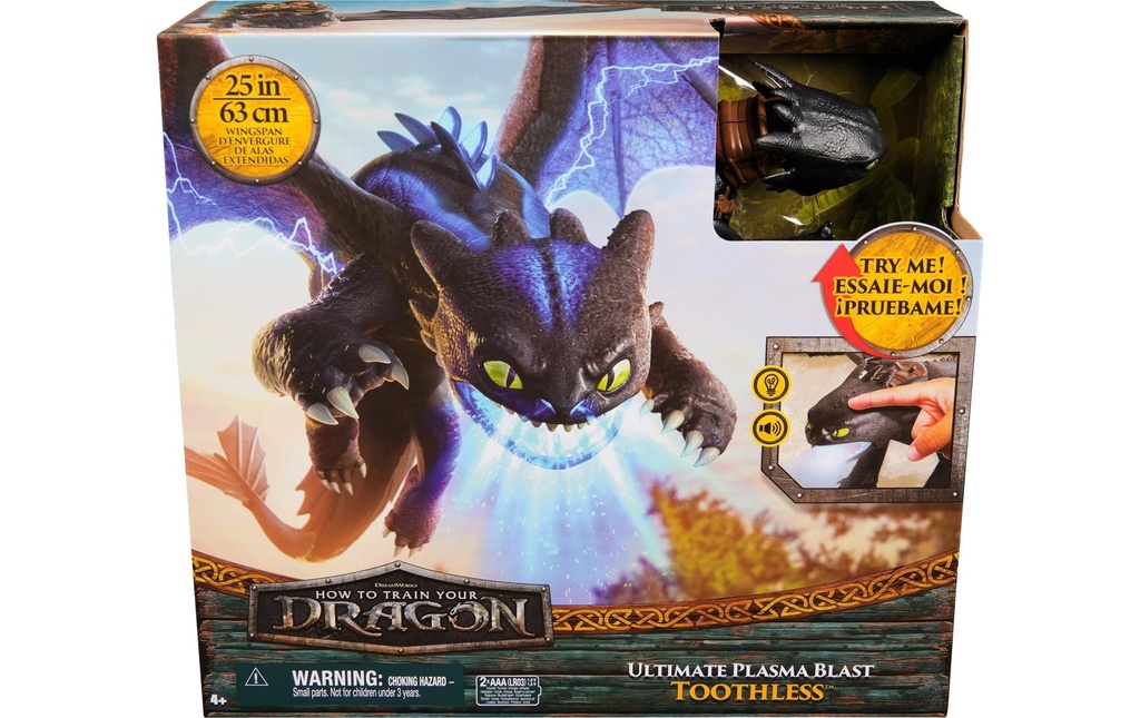 Spinmaster Figurine de jeu Dragons Plasma Blast Krokmou