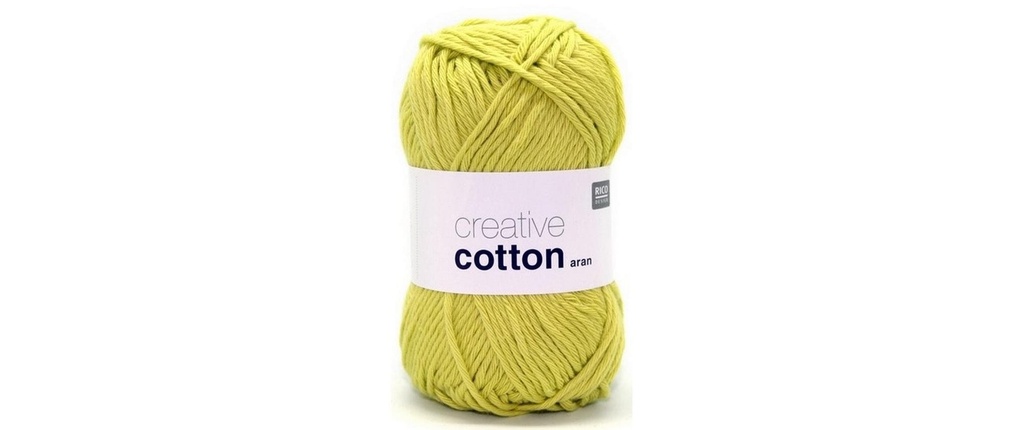 Rico Design Laine Creative Cotton Aran 50 g, pistache