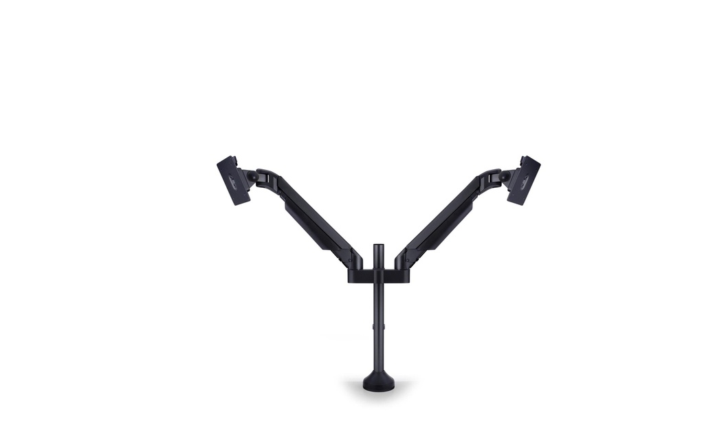 Multibrackets Supports de table Gas Lift Arm Dual jusqu'à 21 kg