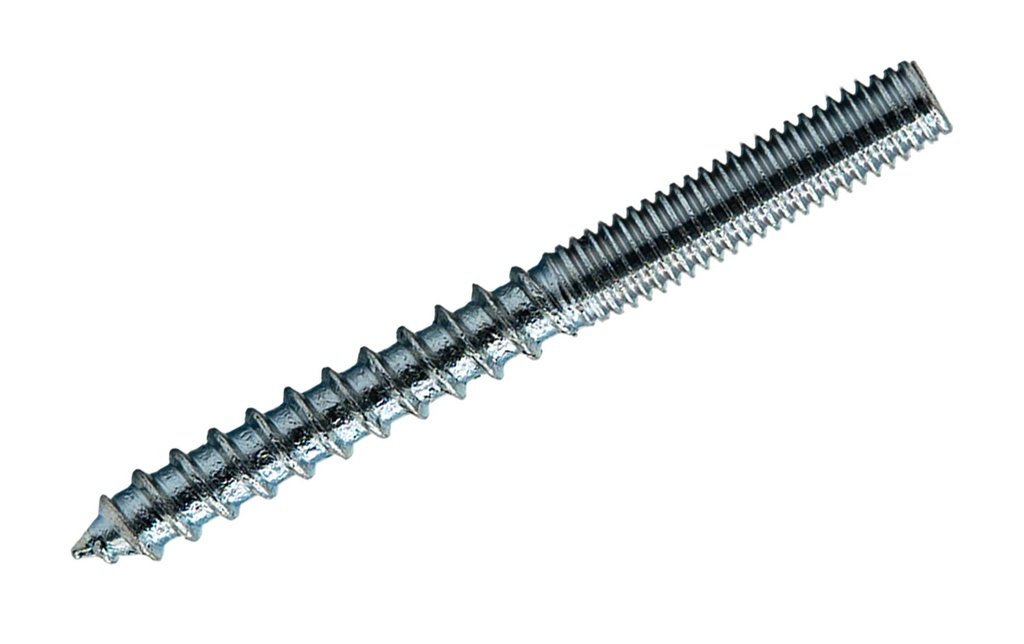 FTM Vis à double filetage, acier galvanisé M6 x 60 mm, 4 pièces