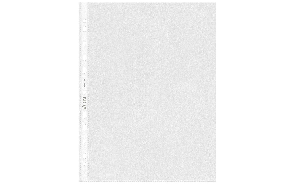 VON Pochette de présentation A4, grainé, 10 pièces, Transparent