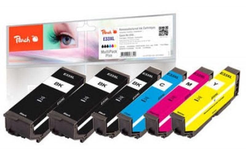 Peach Encre Epson No. 33XL 2x BK, 1x PBK C, M, Y