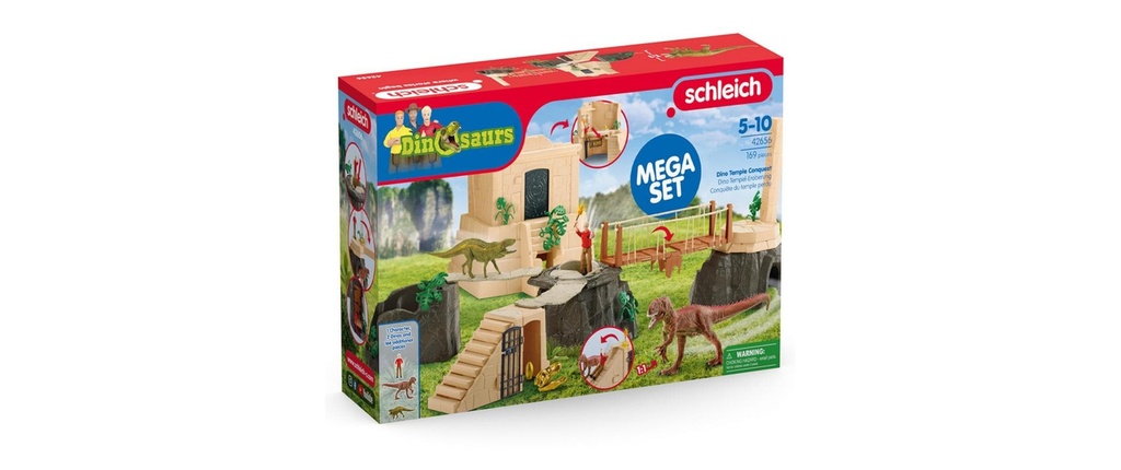 Schleich Dino Temple Conquérant Mega-Set