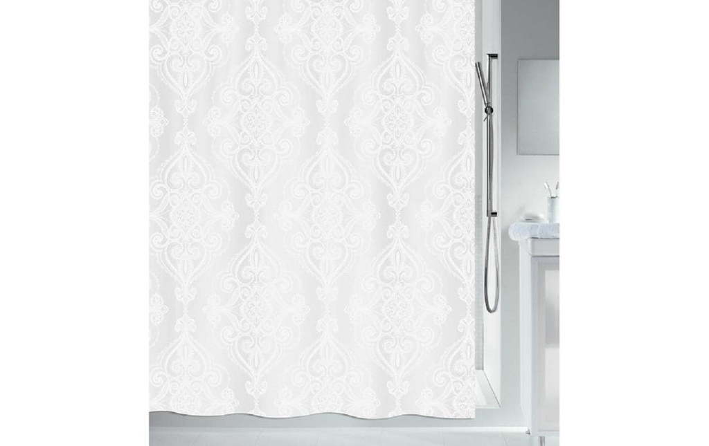 spirella Rideau de douche Rivoli 180 x 180 cm, Blanc