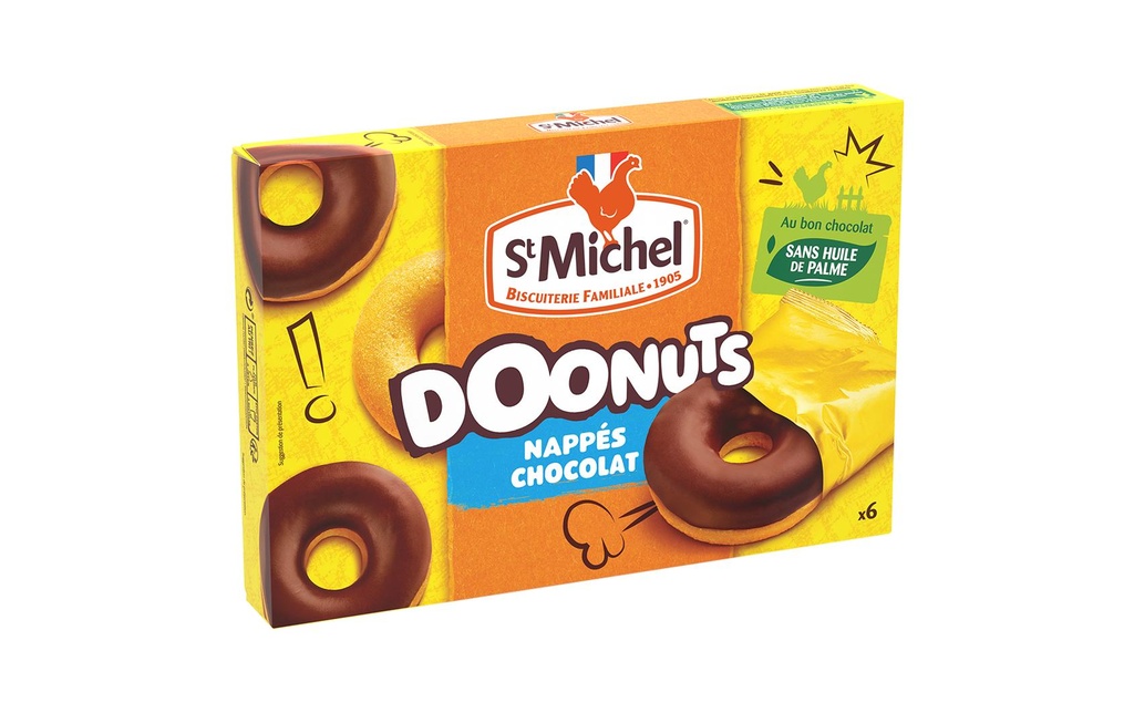 St.Michel Doonuts nappés de chocolat au lait 180 g