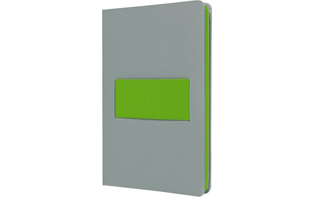 Sigel Bloc-notes Linescape NEO Couverture rigide, A5, À lignes, Gris clair