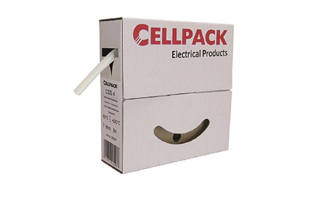 Cellpack AG Tuyau haute température 15 m x 4 mm, Transparent