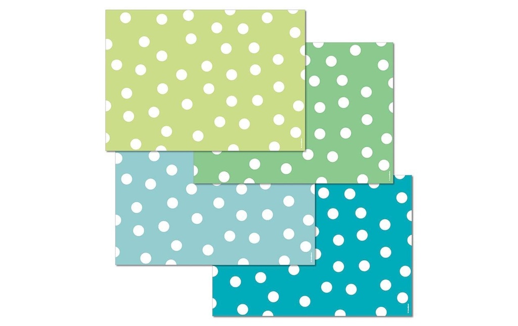 Trendform Set de table Polka Aqua 42 cm x 29.7 cm