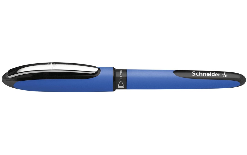 Schneider Stylo à bille roulante One Hybrid N 0.3 mm, Noir, 1 pièces