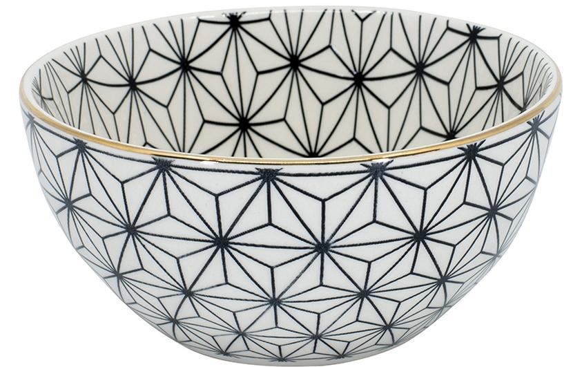 Kadastar Coupe Metropolitan Polygon 15 cm, Noir/Blanc