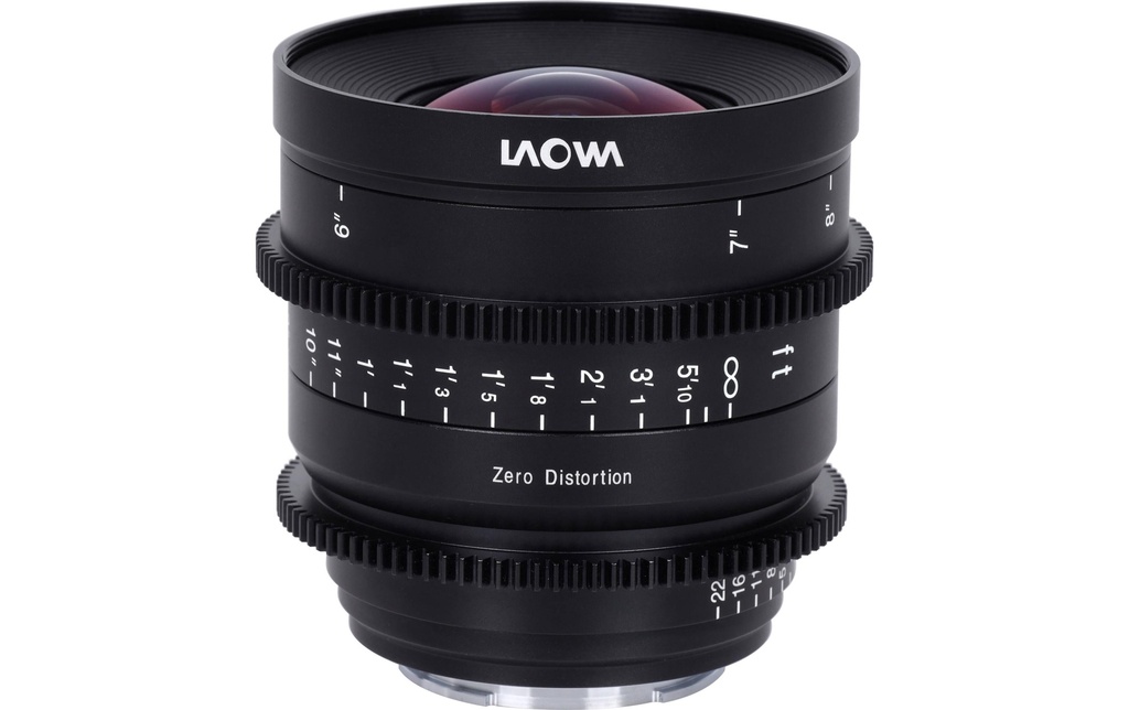 Laowa Longueur focale fixe 15 mm T/2.1 Zero-D Cine (Meter) – Canon RF