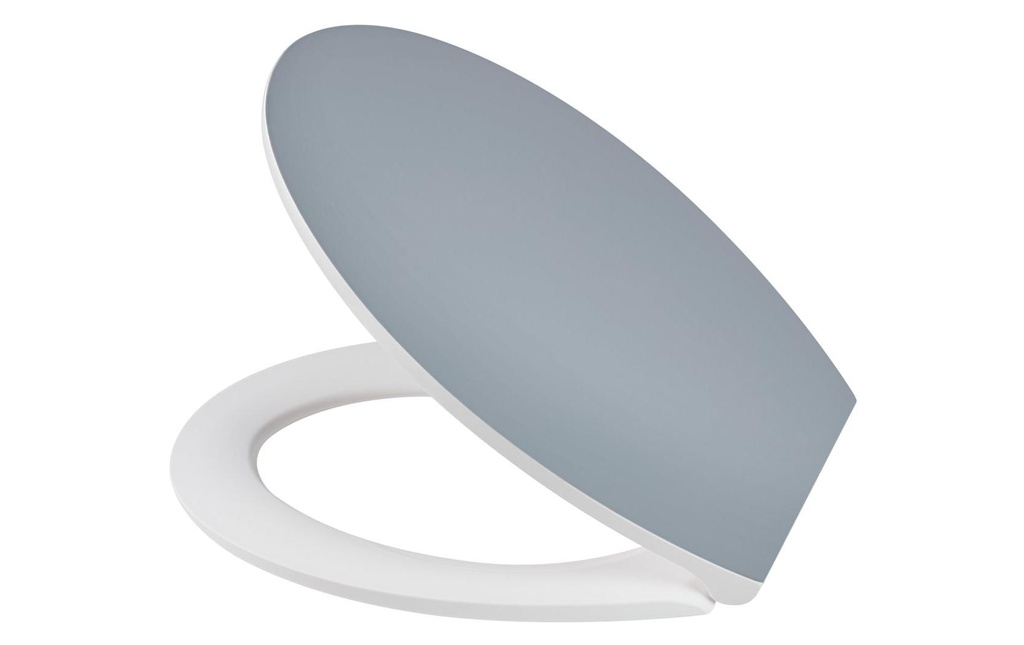 diaqua® Siège de toilette Hollywood Slow Down Gris