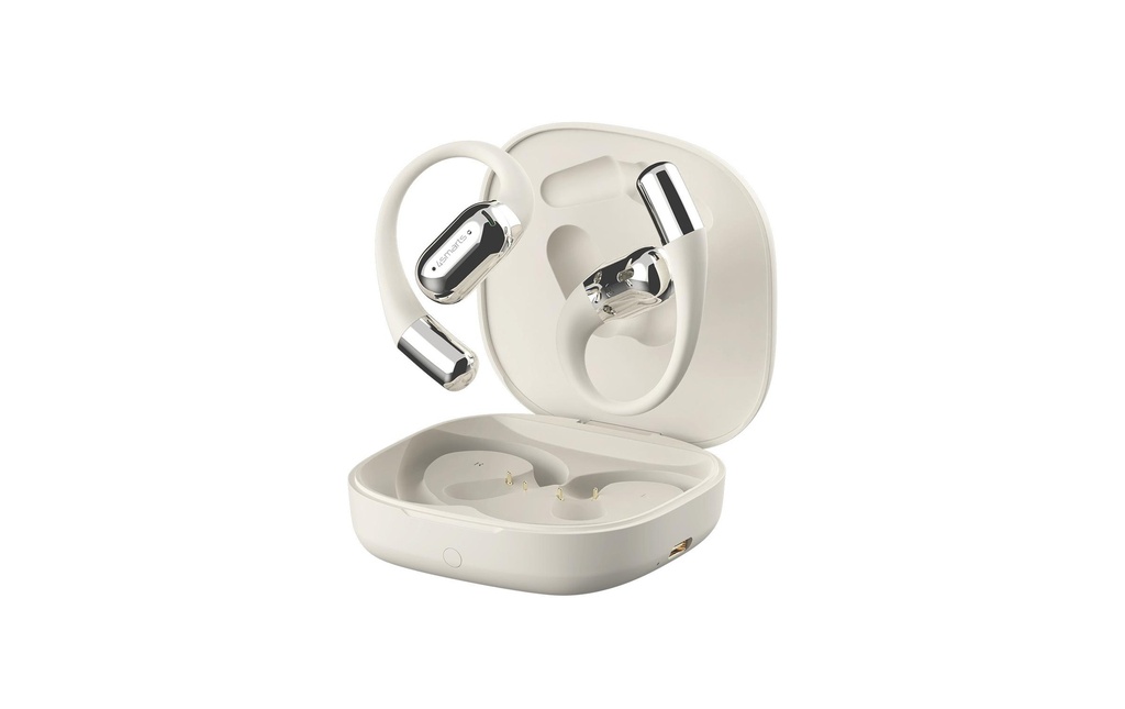 4smarts Écouteurs Bluetooth à oreillettes ouvertes SkyBuds AI Screen Beige