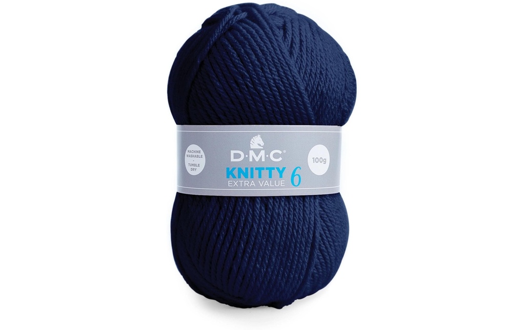 DMC Laine Knitty 6 Bleu foncé