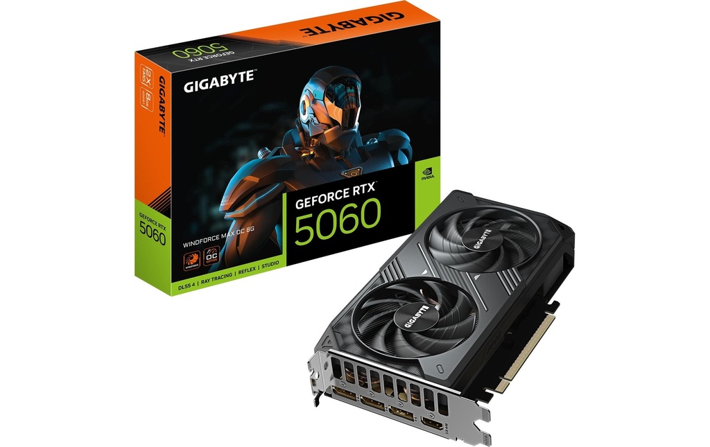Gigabyte Carte graphique GeForce RTX 5060 WINDFORCE MAX OC 8G