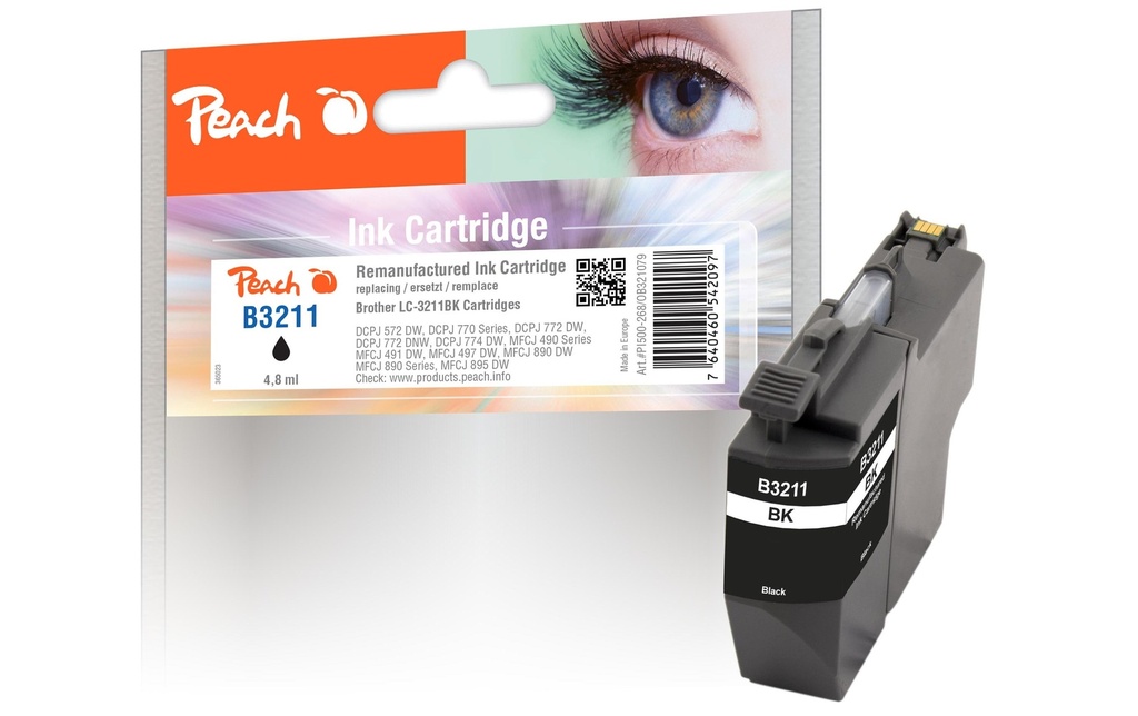 Peach Encre Brother LC-3211 noir