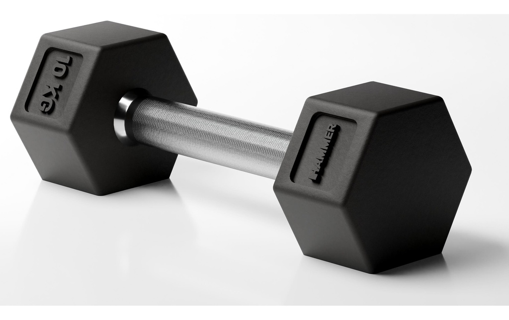 HAMMER Haltère courte Hexagon PRO 1 x 10 kg