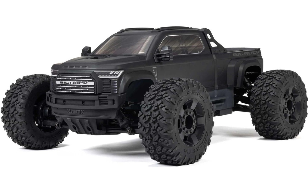 Arrma Monster Truck Big Rock BLX 223S, noir ARTR, 1:10