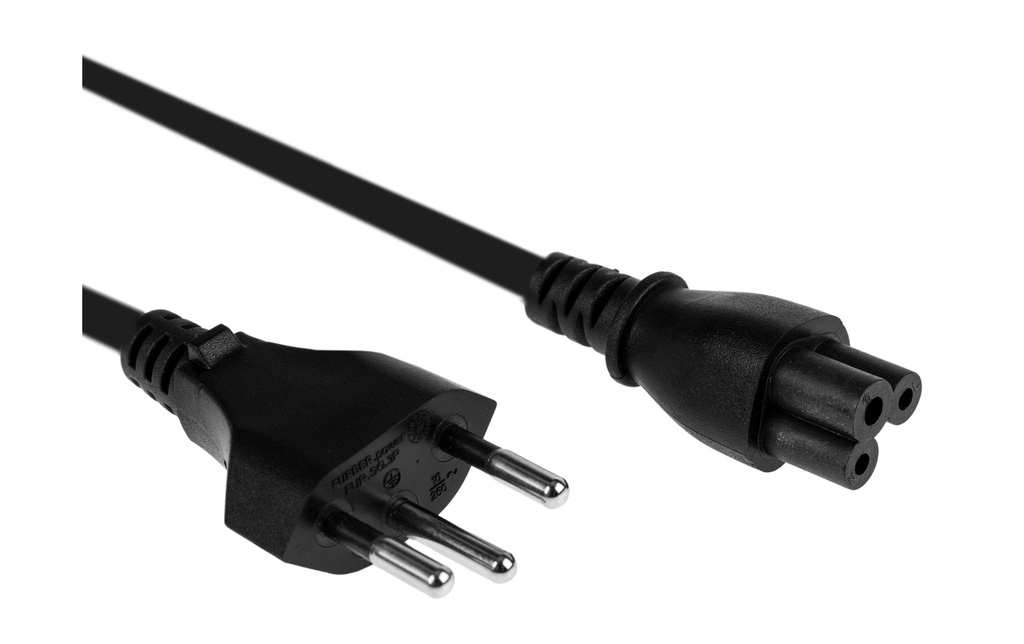 FURBER.power Câbles d’alimentation C5-T12 0.5 m noir