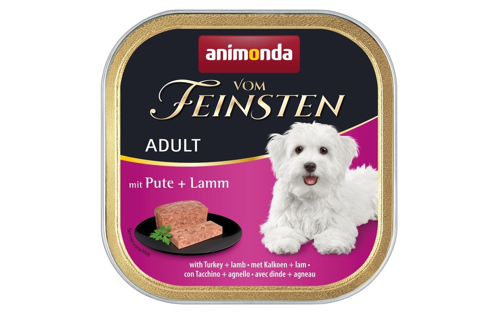 animonda Alimentation humide Le meilleur de la dinde et de l'agneau, 150 g