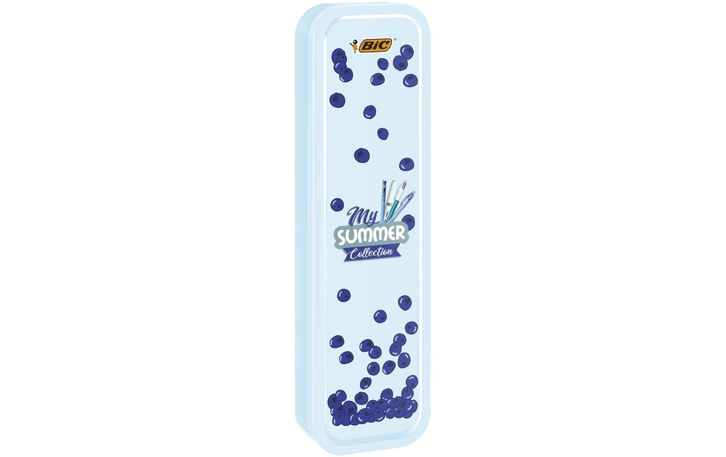 BIC Stylo bille Summer blue Box 4 pièces