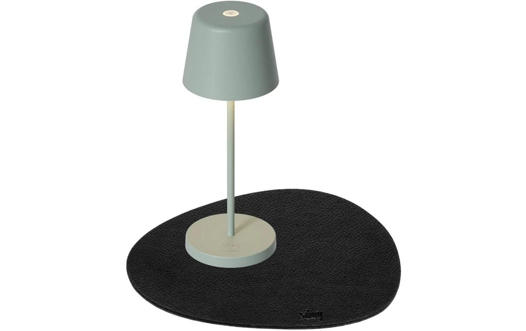 Silwy Lampe de bureau Lampe magnétique Monaco Vert olive, set de table inclus