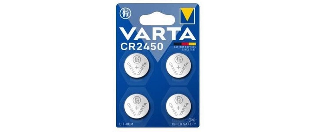Varta Pile bouton CR2450 , 4 Pièce/s