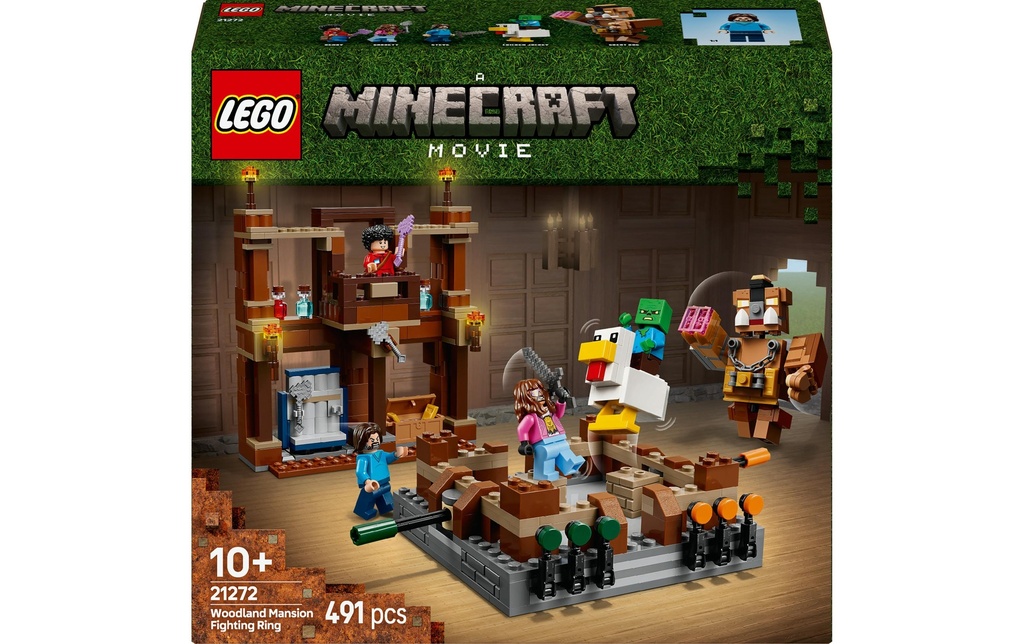 LEGO® Minecraft Propriété forestière avec ring de boxe 21272