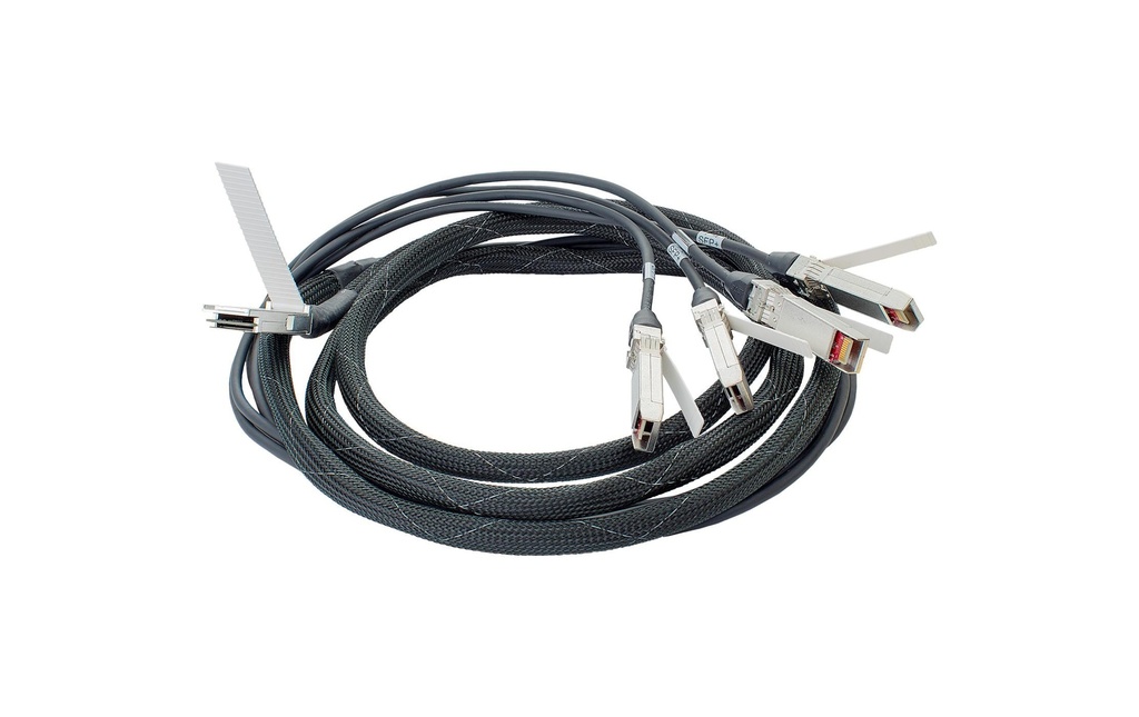 HPE BladeSystem c-Class 40G QSFP+ vers 4x10G SFP+ 3m DA