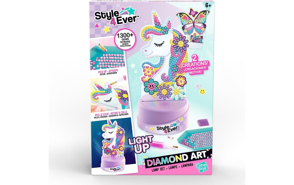 Canal Toys Kits de bricolage Diamond Art Lamp Set