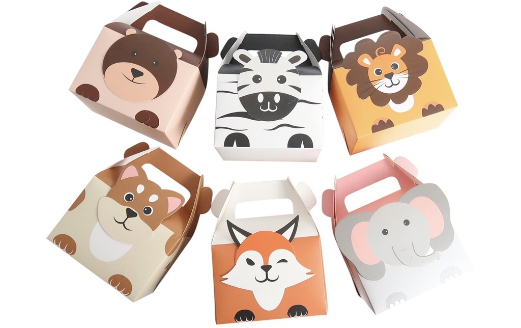 BackshopSchweiz Sac cadeau Safari 15 x 11 x 8.5 cm, 10 x 11 x 8.5 cm