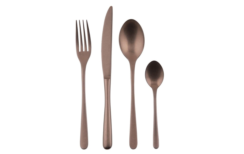 Sambonet Kits de couverts Taste 24-pièces, Cuivre