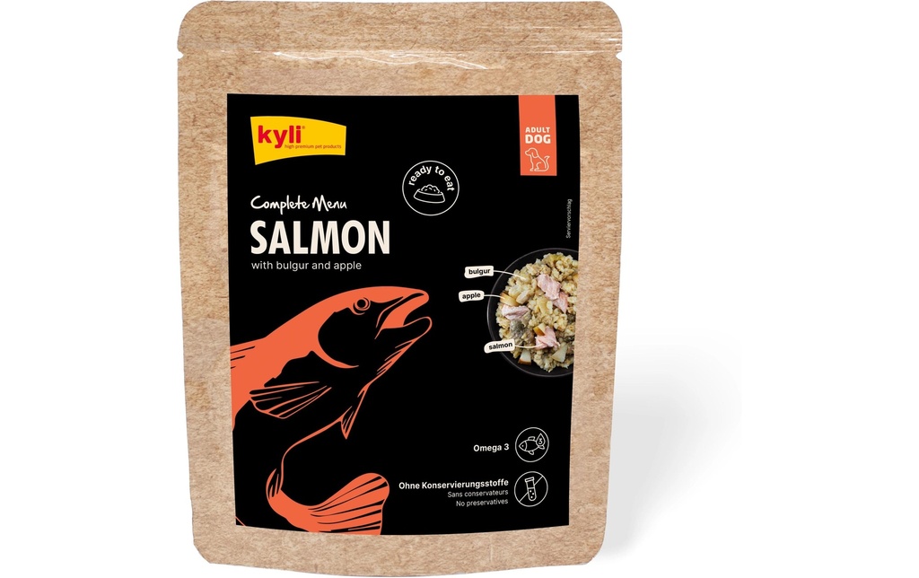 kyli Alimentation humide Complete Menu Salmon, 150 g