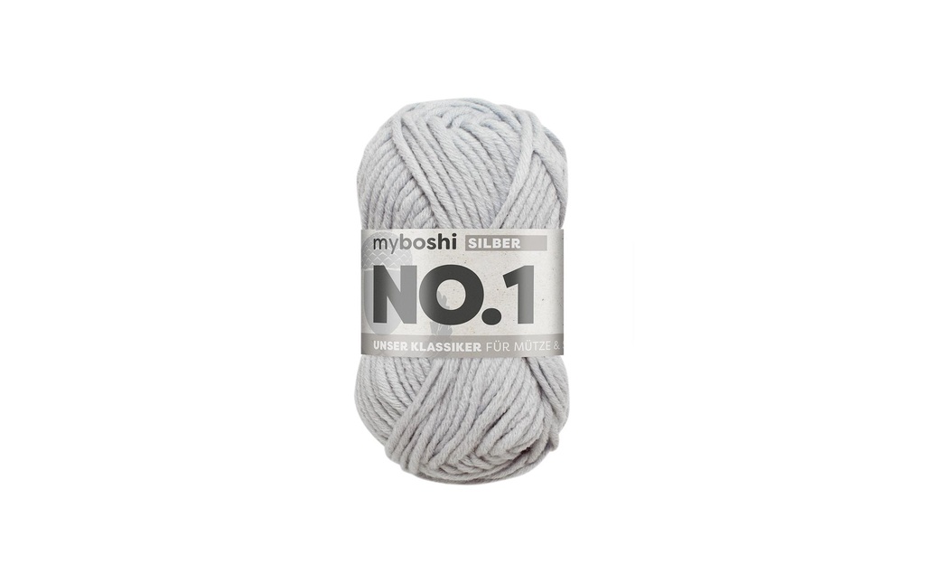 myBoshi Laine Nr.1 argent 50 g, 55 m