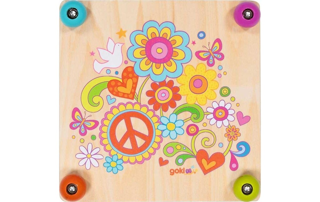 Goki Presse à fleurs Flower Power 17.5 x 17.5 x 4.5 cm