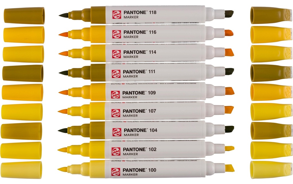 Talens Set de marqueurs Pantone 9x Jaune