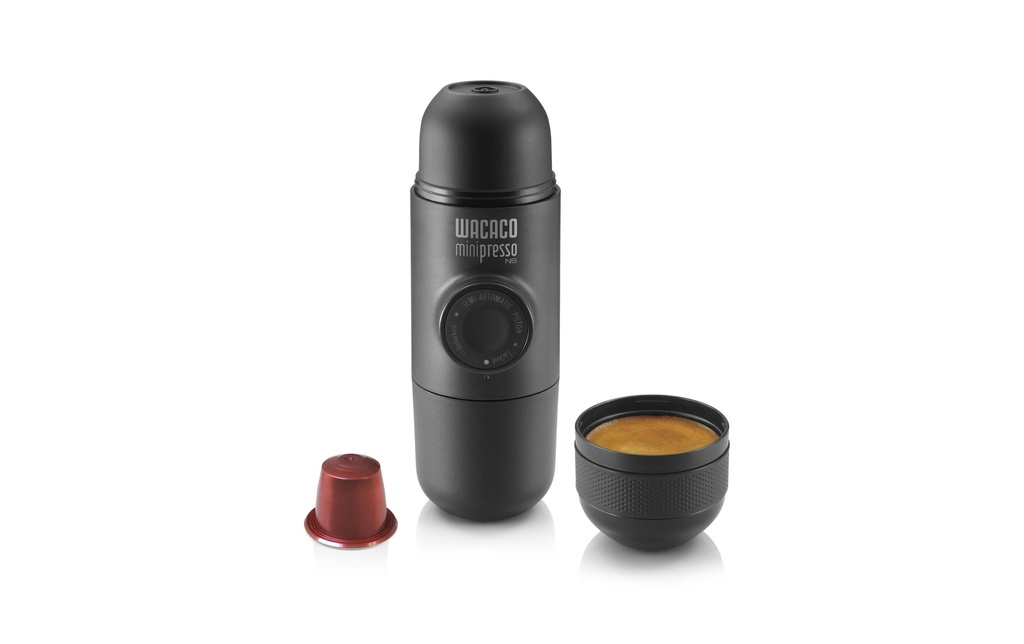 Wacaco Machine à café portable Minipresso NS Nespresso capsules