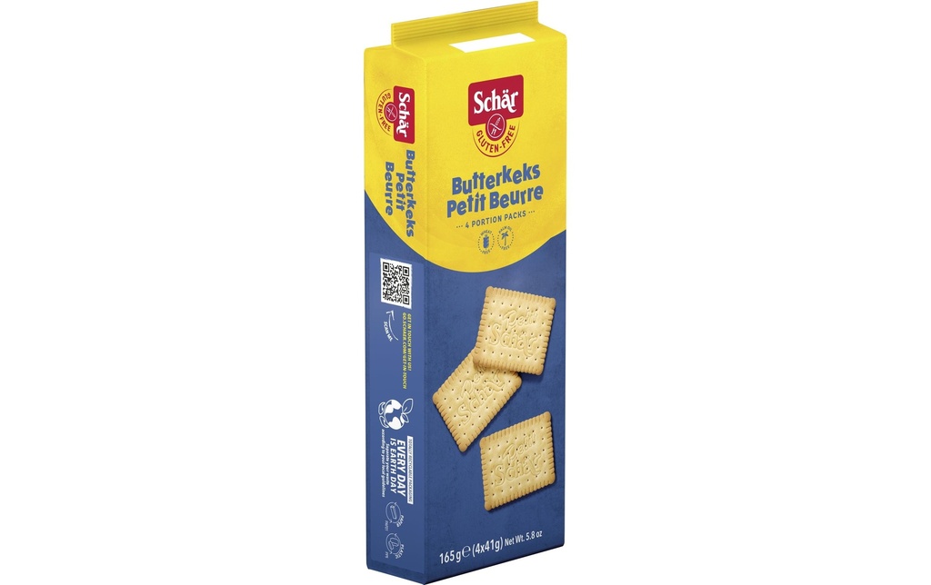 Dr.Schär Petits gâteaux Biscuit au beurre sans gluten 165 g