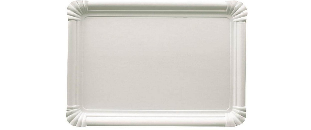 Papstar Assiettes jetables Pure rectangulaire 18 x 26 cm 250 Pièce/s