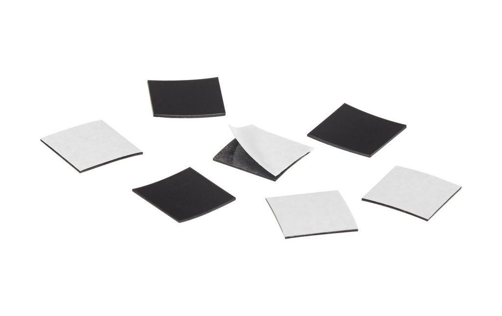 Magnetoplan Plaque magnétique 2.0 x 2.0 cm Noir, 60 pièces