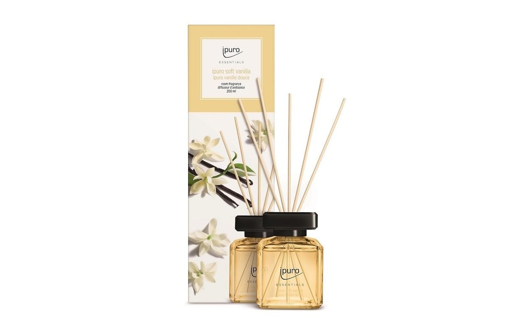 ipuro Bâtonnets parfumés Vanille douce 200 ml 200 ml